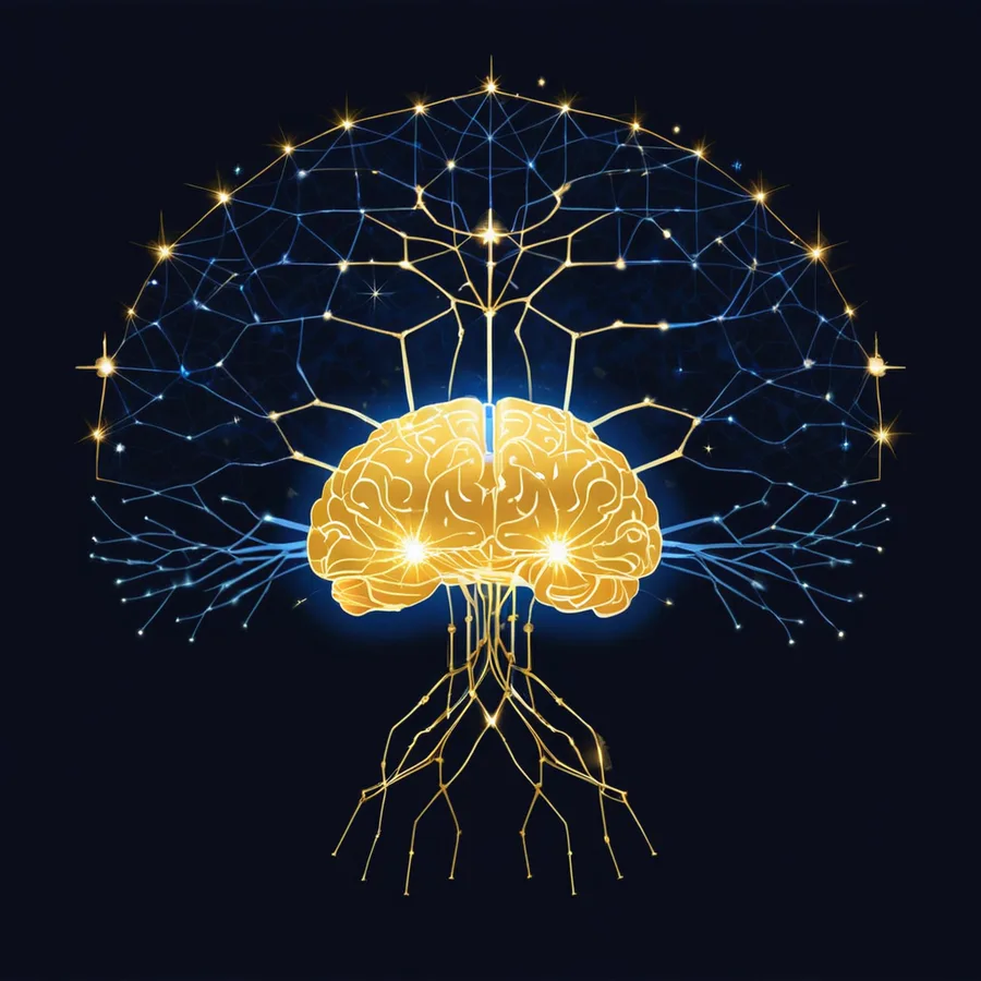 ADHD Brain Art Pack: Constellation Brain — a galaxy of connections
