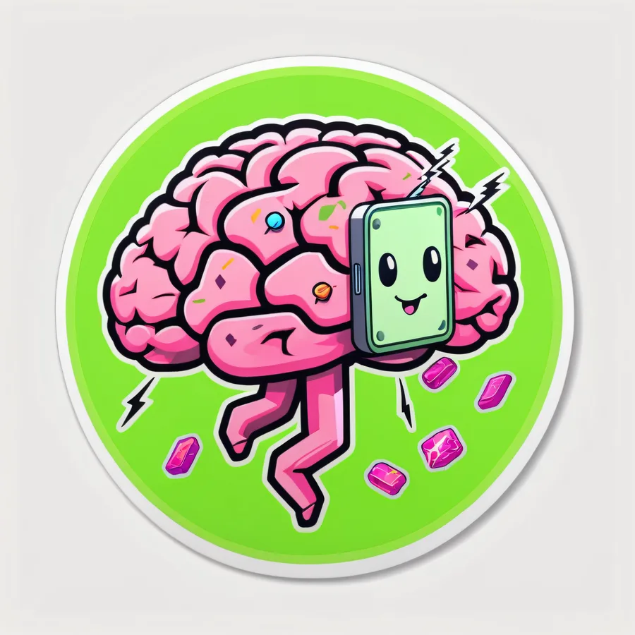 ADHD Digital Sticker Pack: when it's loud in there and somehow productive