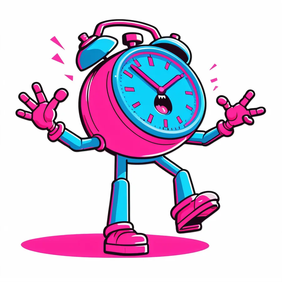 ADHD Digital Sticker Pack: is it 2pm or 2am? yes.