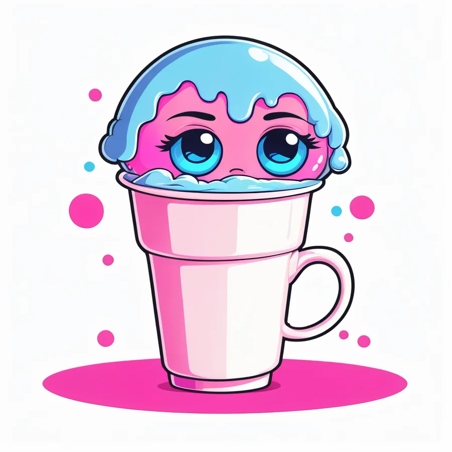 ADHD Digital Sticker Pack: running on fumes and caffeine, still showing up